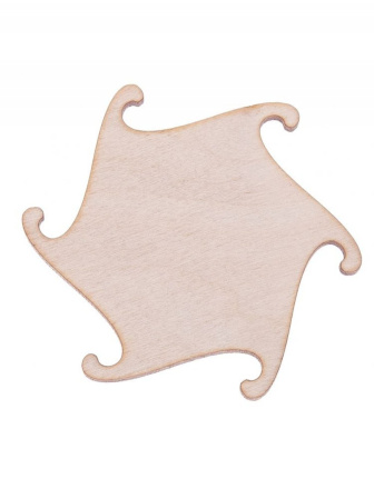 Servírovací podtácok - Vlnky 10x10 cm / 1 ks