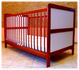 Postielka Naďka 140/70 cm viacúčelová mahagon