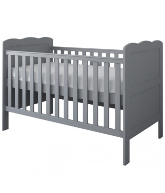 Postieľka 140/70 cm Inge - siva - 3v1