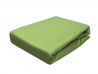 Plachta jersey LUX s gumkou 120/60 cm - zelená