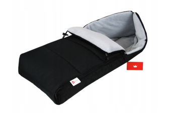 Fusak K25 flís - čierna / sivá