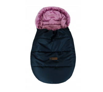 Fusak K26 flís - čierna / bordó