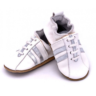 Dojčenské capáčky, tenisky KBU 001 0-6 mesiacov / biele