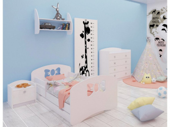 Postel Kiki 180/90 cm + zásuvka + matrace