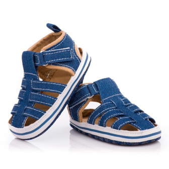 Dojčenské capáčky 0-6 mesiacov - KLE 003 blue