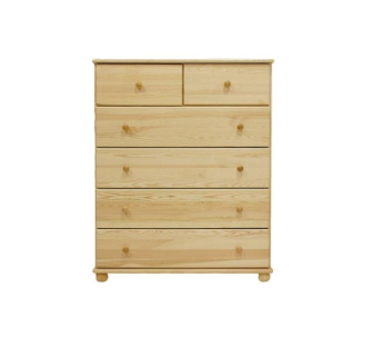 Komoda z masívu borovice KN10 100/122/42 cm
