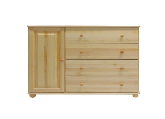 Komoda z masívu borovice KN34 118/100/42 cm