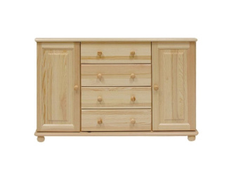 Komoda z masívu borovice KN36 118/78/42 cm