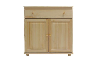 Komoda z masívu borovice KN46 80/100/42 cm