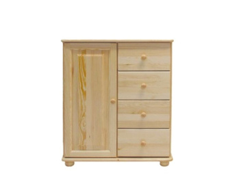 Komoda z masívu borovice KN48 100/100/42 cm
