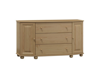 Komoda z masívu borovice KN55 140/78/47 cm