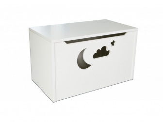 Box na hračky - mrak biela