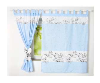 Detské závesy - 120x160 cm koala - modrá