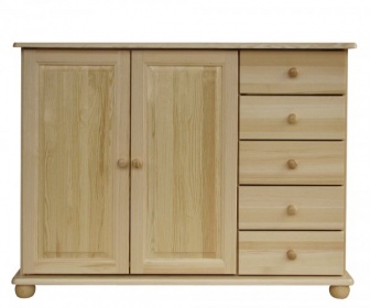 Komoda masív borovica KD 65