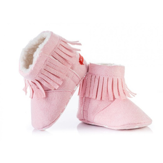 Dojčenské capáčky 6-12 mesiacov KSZ 008 pink