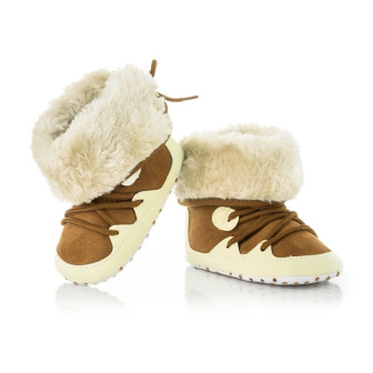 Dojčenské capáčky 0-6 mesiacov KSZ 004 brown