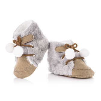 Dojčenské capáčky 0-6 mesiacov KSZ 018 grey