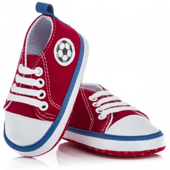 Dojčenské capáčky, tenisky 0-6 mesiacov KTR 020 červená