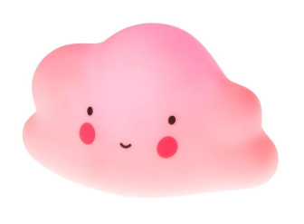 Nočná lampička do detskej izby - mráčik ružový