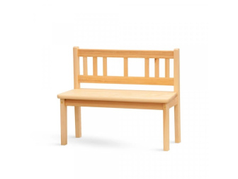 Detská lavica z masívu borovice