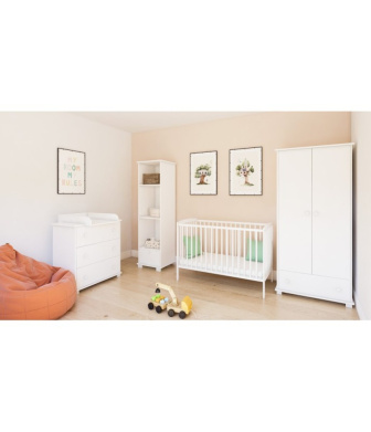 Postieľka Leon 120/60 cm biela