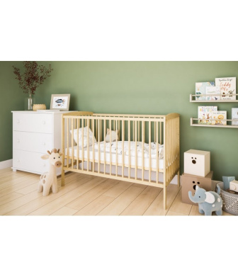 Postieľka Leon 120/60 cm prírodná