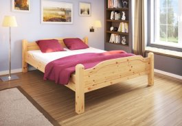 Posteľ Liva masív borovica 180x200 s roštom