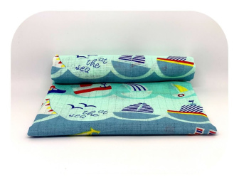 Plienka bavlna potlač lodičky