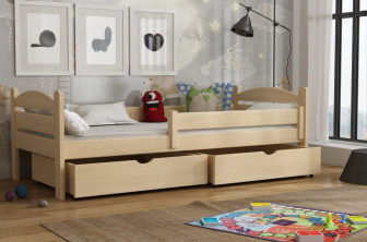 Posteľ Majka 180/80 cm + šuplíky + rošt