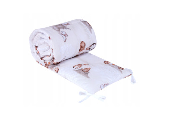 Ochranný mantinel do postieľky - Zvieratká pri pni