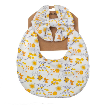 Mušelínový podbradník s mašľou - 11