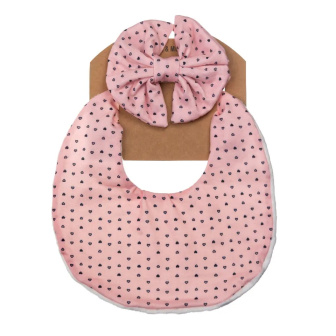 Mušelínový podbradník s mašľou - 8