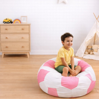 Sedací vak fotbalová lopta 300L, 80 cm XL nr.04