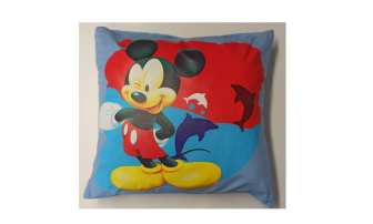 Detská obliečka na vankúš 40x40 cm - Mickey Mouse / modrá