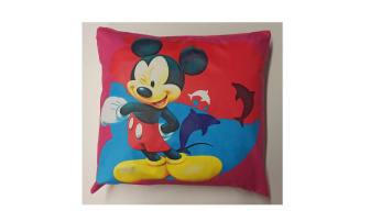 Detská obliečka na vankúš 40x40 cm - Mickey Mouse / ružová