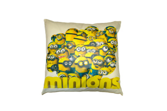 Detská obliečka na vankúš 40x40 cm - Mimoni / krém