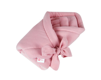 Zavinovačka mušelínová - ružová