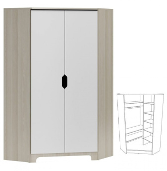 Rohová skriňa N28 - Nordi