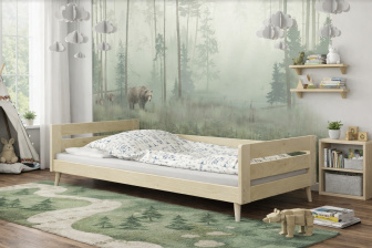 Posteľ z masívu Betka na nohách 160/80 cm + rošt ZADARMO