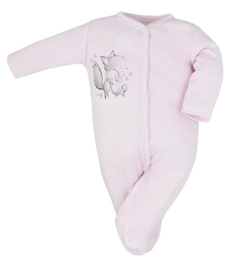 Dojčenský overal Foxy ružový