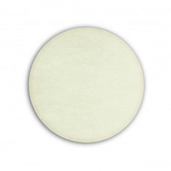 Čalúnený nástenný panel kolo - priemer 50 cm, výška 3 cm - krémová