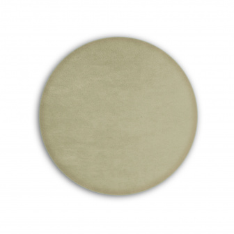Čalúnený nástenný panel kolo - priemer 50 cm, výška 3 cm - béžová