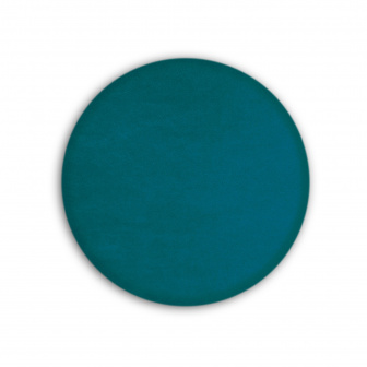 Čalúnený nástenný panel kolo - priemer 30 cm, výška 5 cm - nebeská modrá