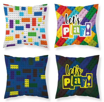 Detské obliečky na vankúš 40x40 cm - fluoreskujúce / vzor PF002