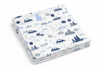 Plienka bavlna potlač - Auta