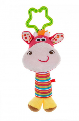 Plyšová hračka s hrkálkom jelen