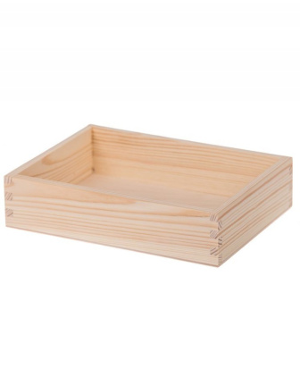 Debnička z borovicového dreva - 22x16x5 cm