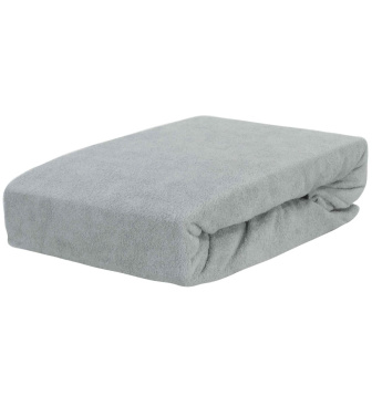 Froté prestieradlo LUX s gumkou80/200 cm - popol