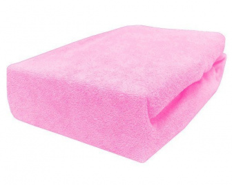 Plachta froté nepropustné PVC 120/60 růžová