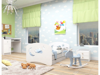 Postel Rita 180/90 cm + zásuvka + matrace